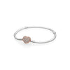 2019 LOVE Snake Chain Bracelet & Bangle Love Silver Color Chain 16CM-21CM Pulseras Lobster fit pandora beads